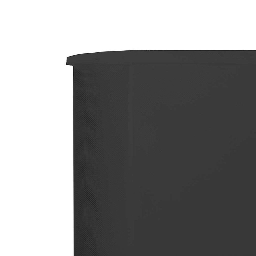 Produktbild för Vindskydd 6 paneler tyg 800x160 cm antracit