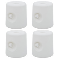 Miniatyr av produktbild för Paviljongvikter 4 st PE vit