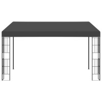 Produktbild för Väggmonterad paviljong 3x4 m antracit tyg