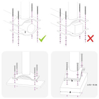 Produktbild för Infällbar sidomarkis 60x300 cm brun