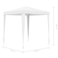 Miniatyr av produktbild för Partytält 2x2 m vit