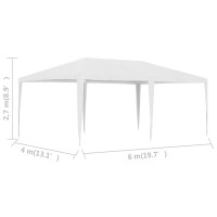 Miniatyr av produktbild för Partytält 4x6 m vit