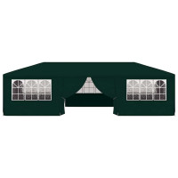 Produktbild för Professionellt partytält med väggar 4x9 m grön 90 g/m²