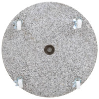 Miniatyr av produktbild för Parasollfot granit rund 30 kg grå