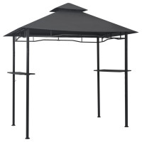 Produktbild för Grilltält 240x150x255 cm antracit stål