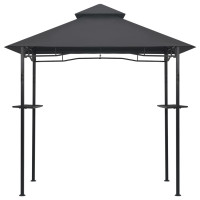 Produktbild för Grilltält 240x150x255 cm antracit stål