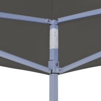 Produktbild för Hopfällbart partytält 2x2 m stål antracit