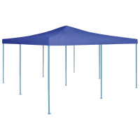 Produktbild för Hopfällbart partytält 5x5 m blå