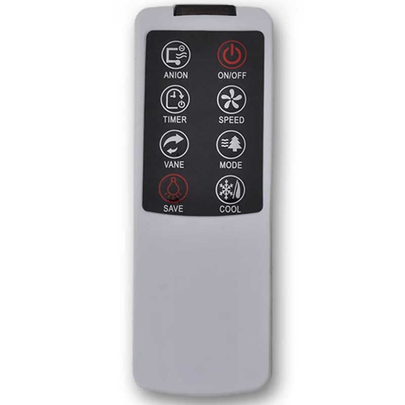Produktbild för Portabel luftkylare luftrenare och luftfuktare 8 L