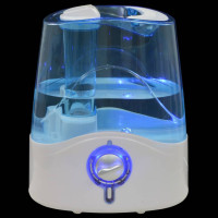 Miniatyr av produktbild för Ultrasonisk luftfuktare sval dimma & nattlampa 6 L 300 ml/h