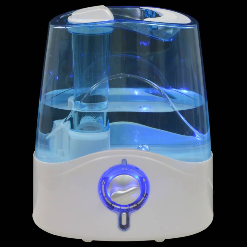 Produktbild för Ultrasonisk luftfuktare sval dimma & nattlampa 6 L 300 ml/h