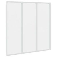 Produktbild för Bad- & duschvägg 117x120 cm 3-paneler vikbar