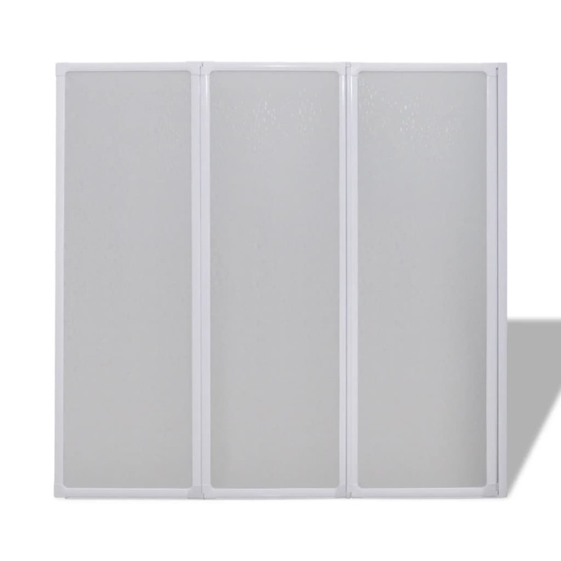 Produktbild för Bad- & duschvägg 117x120 cm 3-paneler vikbar