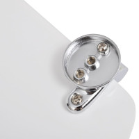 Miniatyr av produktbild för Toalettsits MDF lock enkel design vit