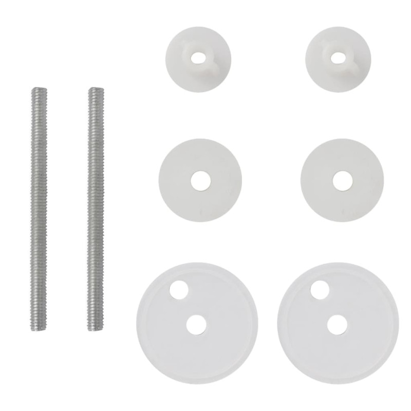 Produktbild för Toalettsits MDF lock enkel design vit