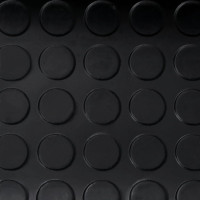 Produktbild för Halkfri gummimatta med prickar 2 x 1 m