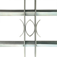 Produktbild för Justerbart Fönstergaller för fönster med 2 stänger 500-650 mm