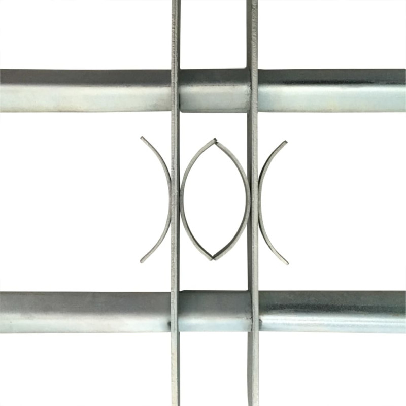 Produktbild för Justerbart Fönstergaller för fönster med 2 stänger 700-1050 mm