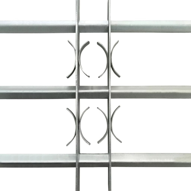 Produktbild för Justerbart Fönstergaller för fönster med 3 stänger 500-650 mm