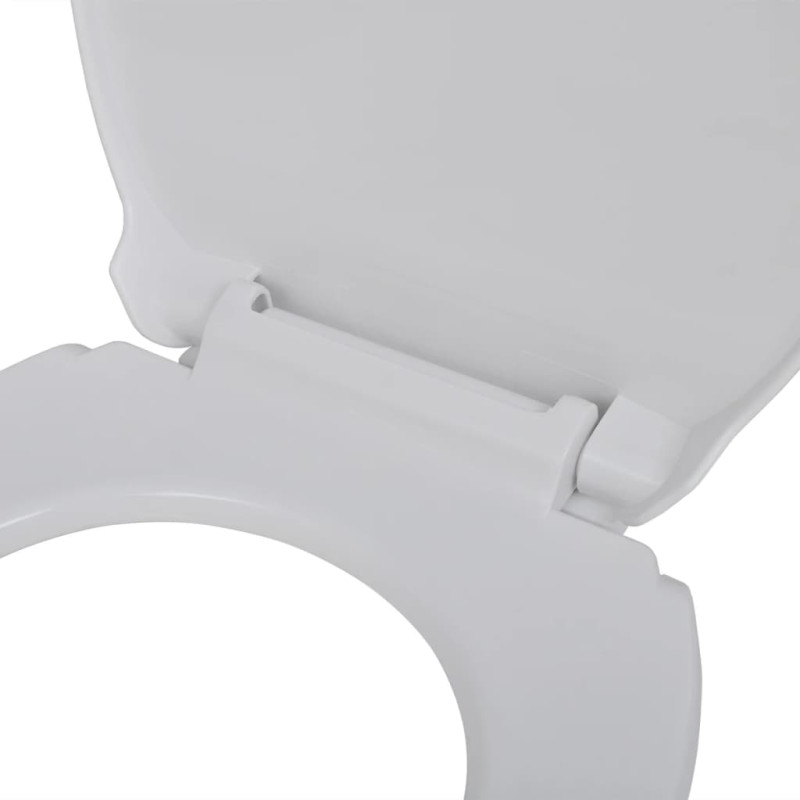 Produktbild för Toalettsits mjuk stängning oval vit