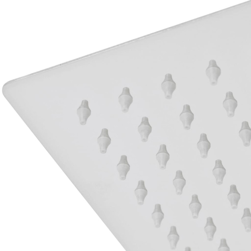 Produktbild för Takduschhuvud rostfritt stål 25x25 cm fyrkantigt