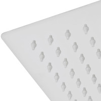 Produktbild för Takduschhuvud rostfritt stål 30x30 cm fyrkantigt