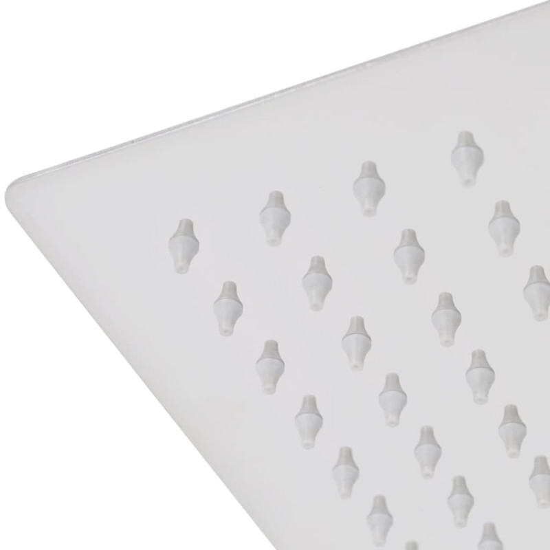 Produktbild för Regnduschhuvud rostfritt stål 50x50 cm fyrkantigt