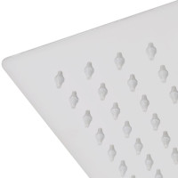 Produktbild för Regnduschhuvud rostfritt stål 20x30 cm rektangulärt