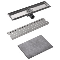 Miniatyr av produktbild för Avlång golvbrunn springdesign 530x140 mm rostfritt stål