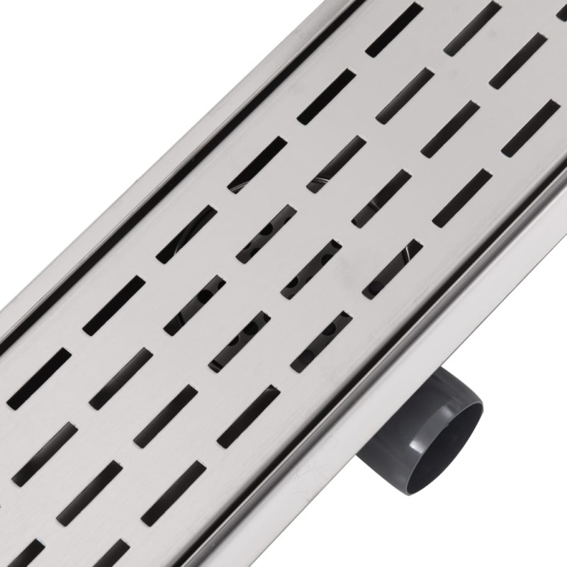 Produktbild för Avlång golvbrunn springdesign 530x140 mm rostfritt stål