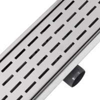 Miniatyr av produktbild för Avlång golvbrunn springdesign 630x140 mm rostfritt stål