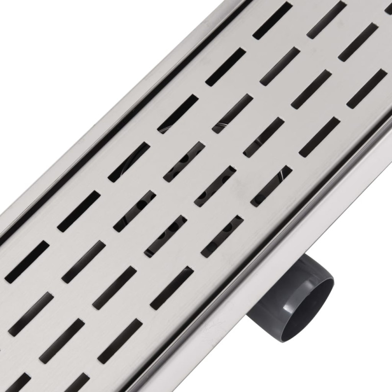 Produktbild för Avlång golvbrunn springdesign 930x140 mm rostfritt stål