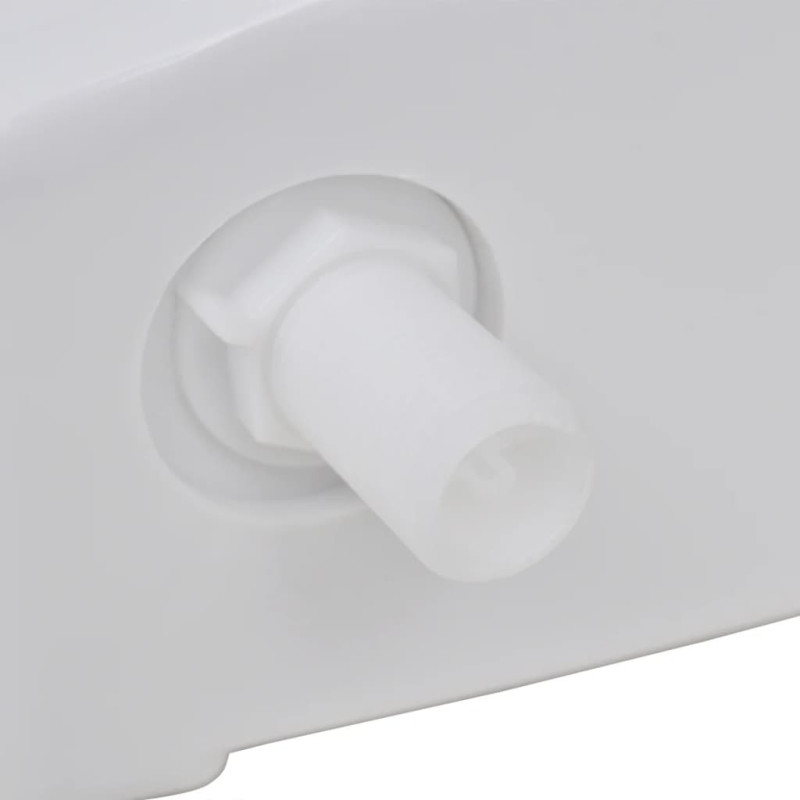 Produktbild för Cistern till toalett med botten inlopp 3/6 L vit