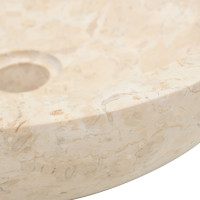 Produktbild för Handfat 40x12 cm marmor gräddvit