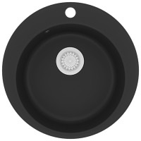 Miniatyr av produktbild för Diskho granit enkel rund svart