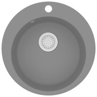 Miniatyr av produktbild för Diskho granit enkel rund grå
