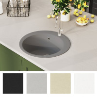 Produktbild för Diskho granit enkel rund grå