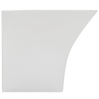 Produktbild för Handfat väggmonterat keramik 500x450x410 mm vit
