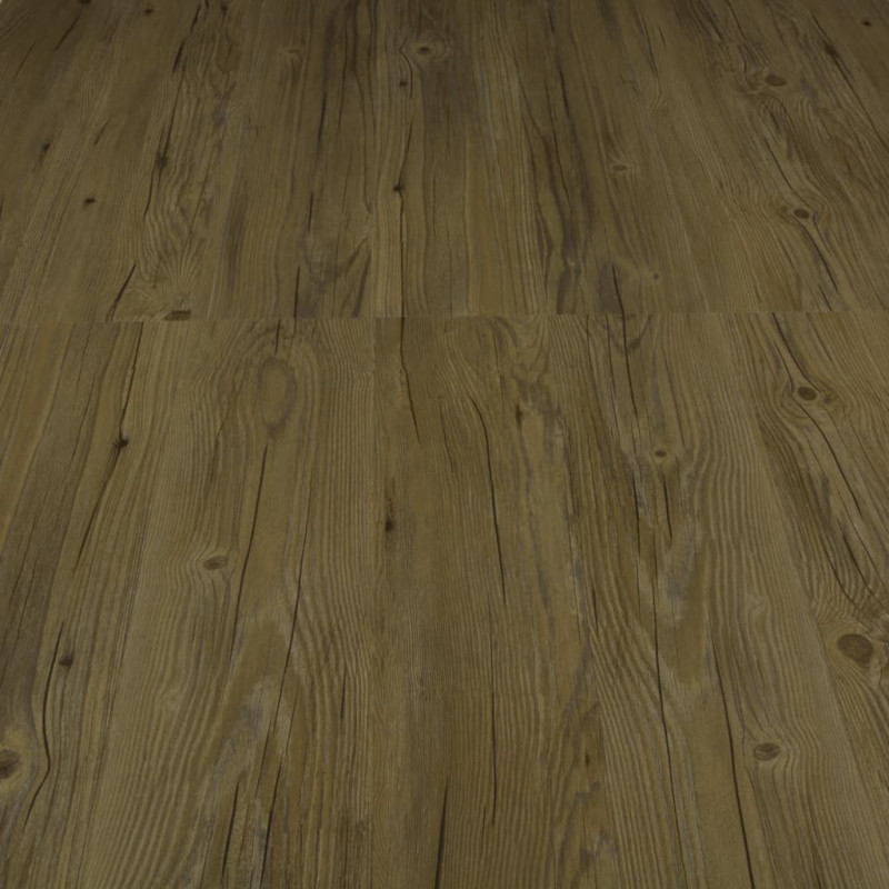 Produktbild för Självhäftande golvplankor 4,46 m² 3 mm PVC brun