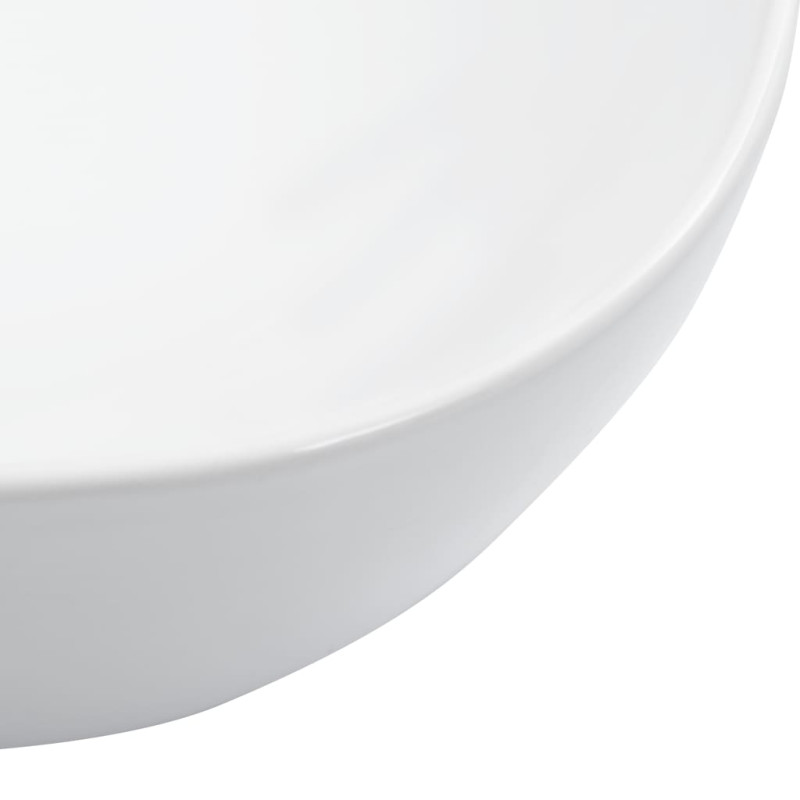 Produktbild för Handfat 45,5x32x13 cm keramik vit