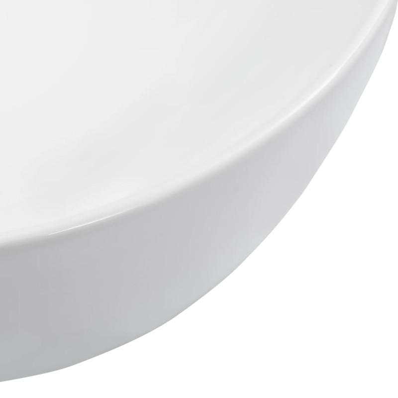 Produktbild för Handfat 42,5x42,5x14,5 cm keramik vit