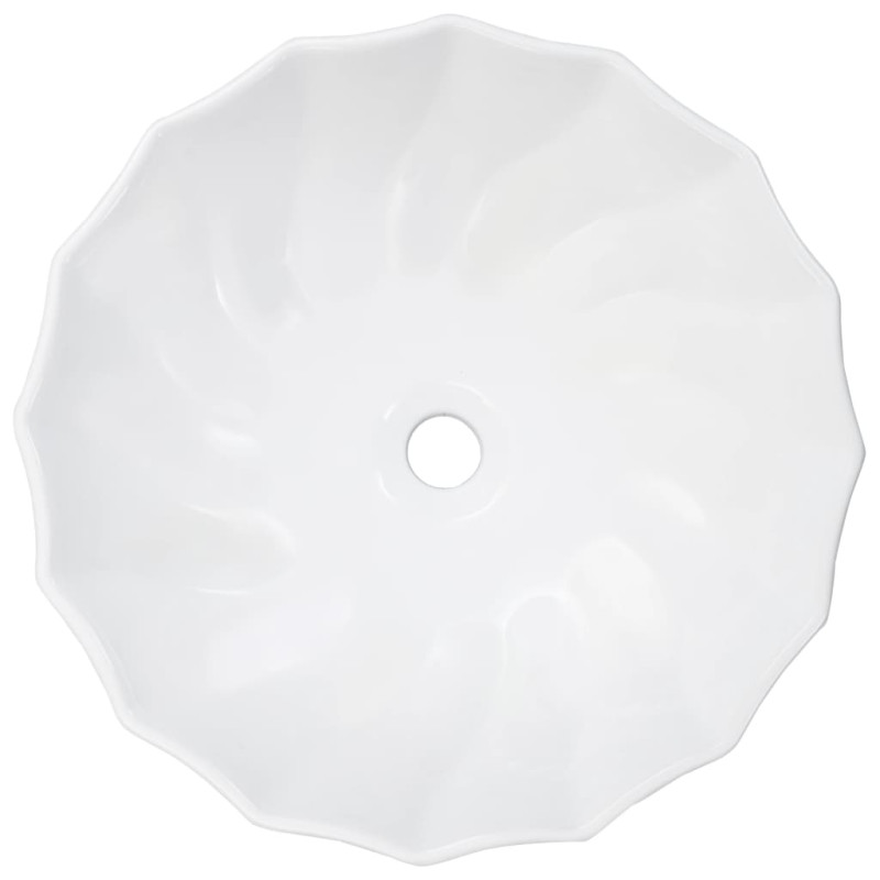 Produktbild för Handfat 46x17 cm keramik vit