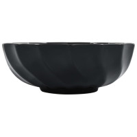 Produktbild för Handfat 46x17 cm keramik svart