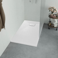 Produktbild för Duschkar SMC vit 100x70 cm