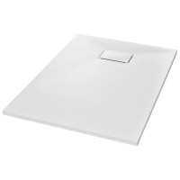 Produktbild för Duschkar SMC vit 100x70 cm