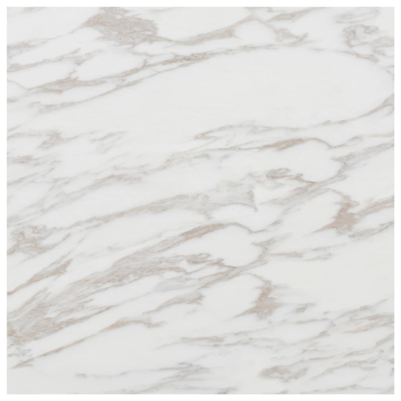 Produktbild för Självhäftande PVC-golvplankor 5,11 m² vit marmor
