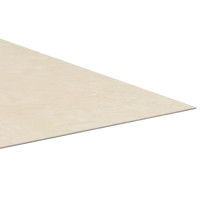 Miniatyr av produktbild för Självhäftande PVC-golvplankor 5,11 m² beige