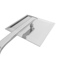 Miniatyr av produktbild för Dusch med handdusch och termostat rostfritt stål