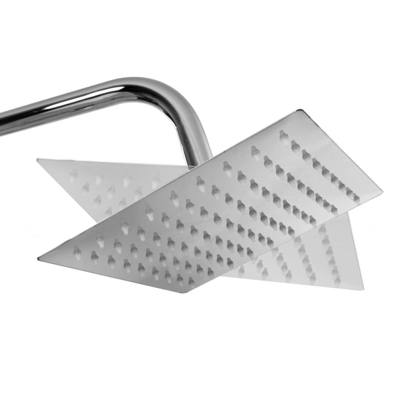 Produktbild för Dusch med handdusch rostfritt stål