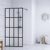 Produktbild för Duschvägg till duschkabin härdat klart glas 100x195 cm